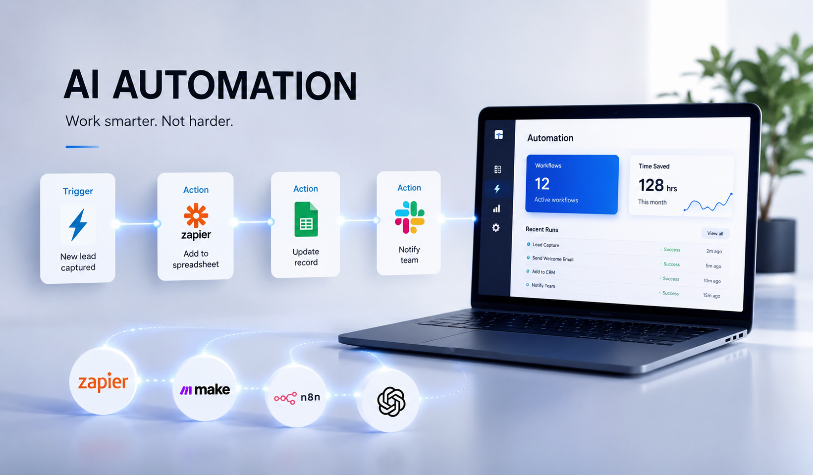 How to Build Your First AI Automation — KLYROO server editorial image