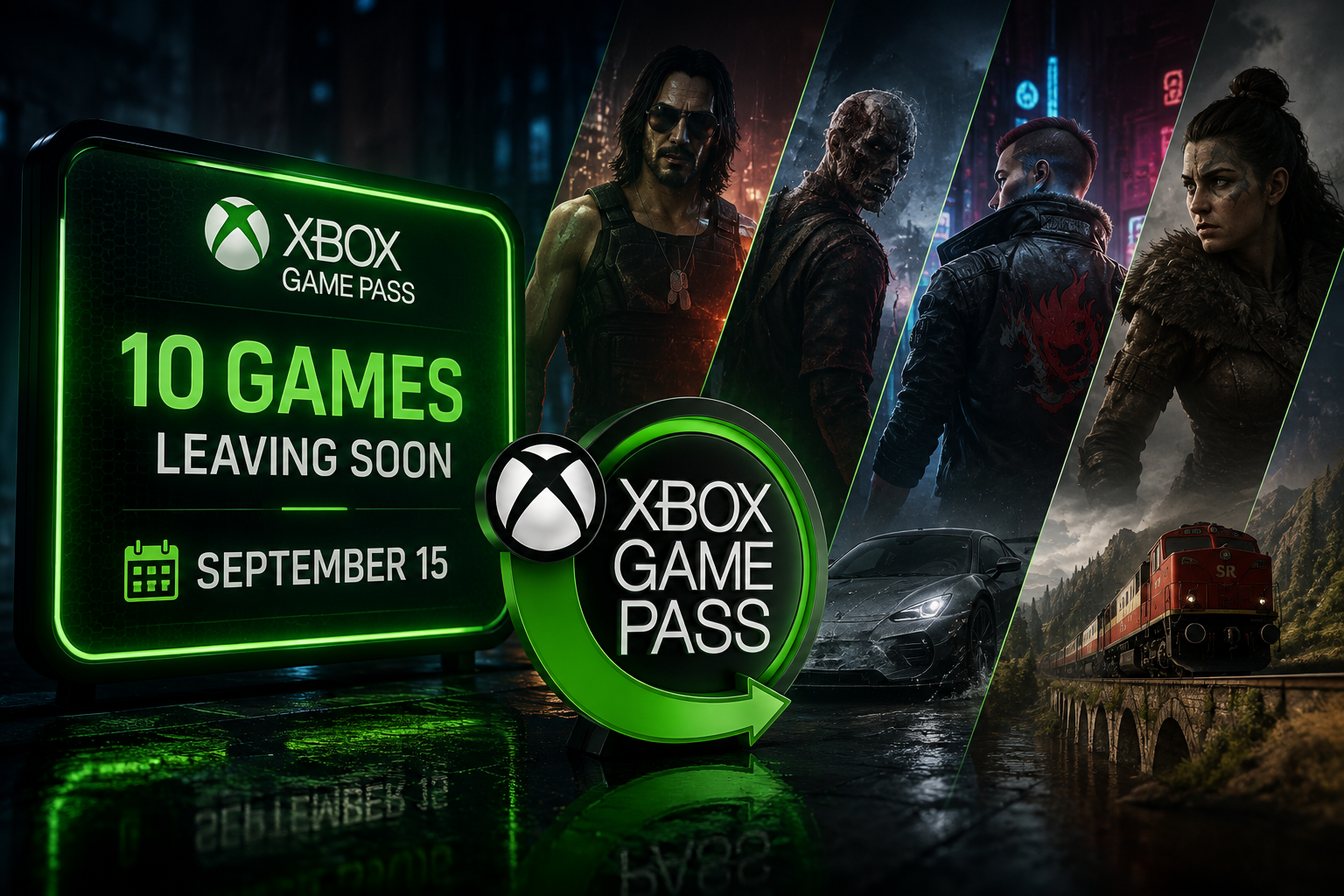 Cyberpunk 2077 and 9 Other Games Leaving Xbox Game Pass on September 15