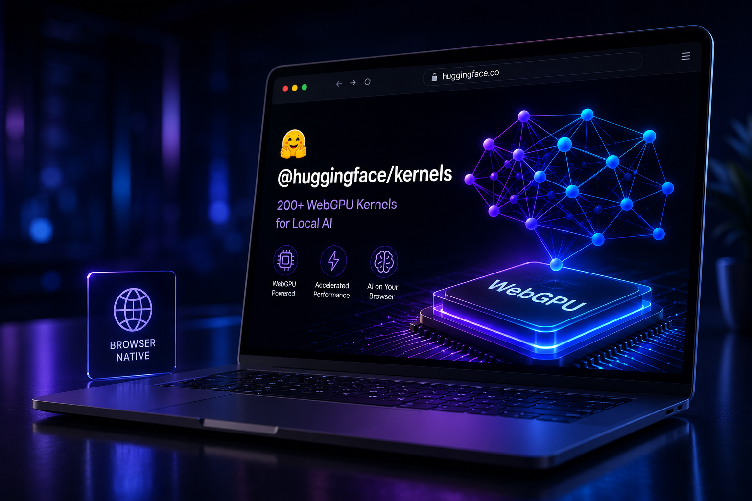 Hugging Face Launches @huggingface/kernels Featuring 200+ WebGPU Kernels for Local AI
