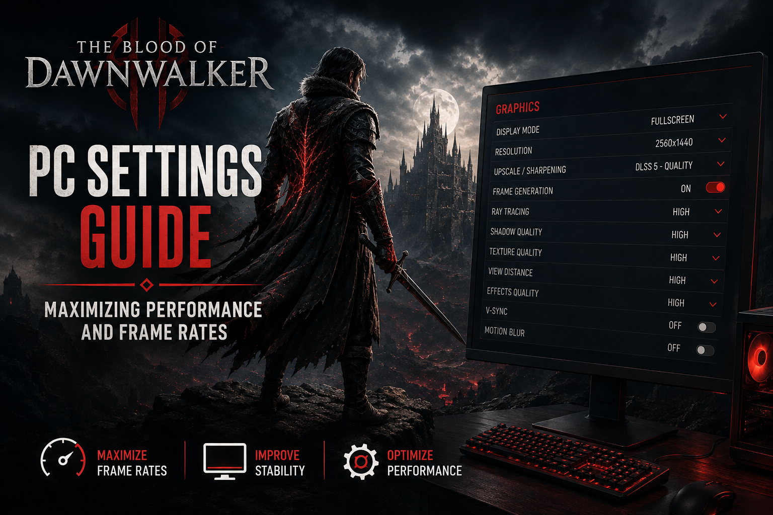 The Blood of Dawnwalker PC Settings Guide: Maximizing Performance and Frame Rates