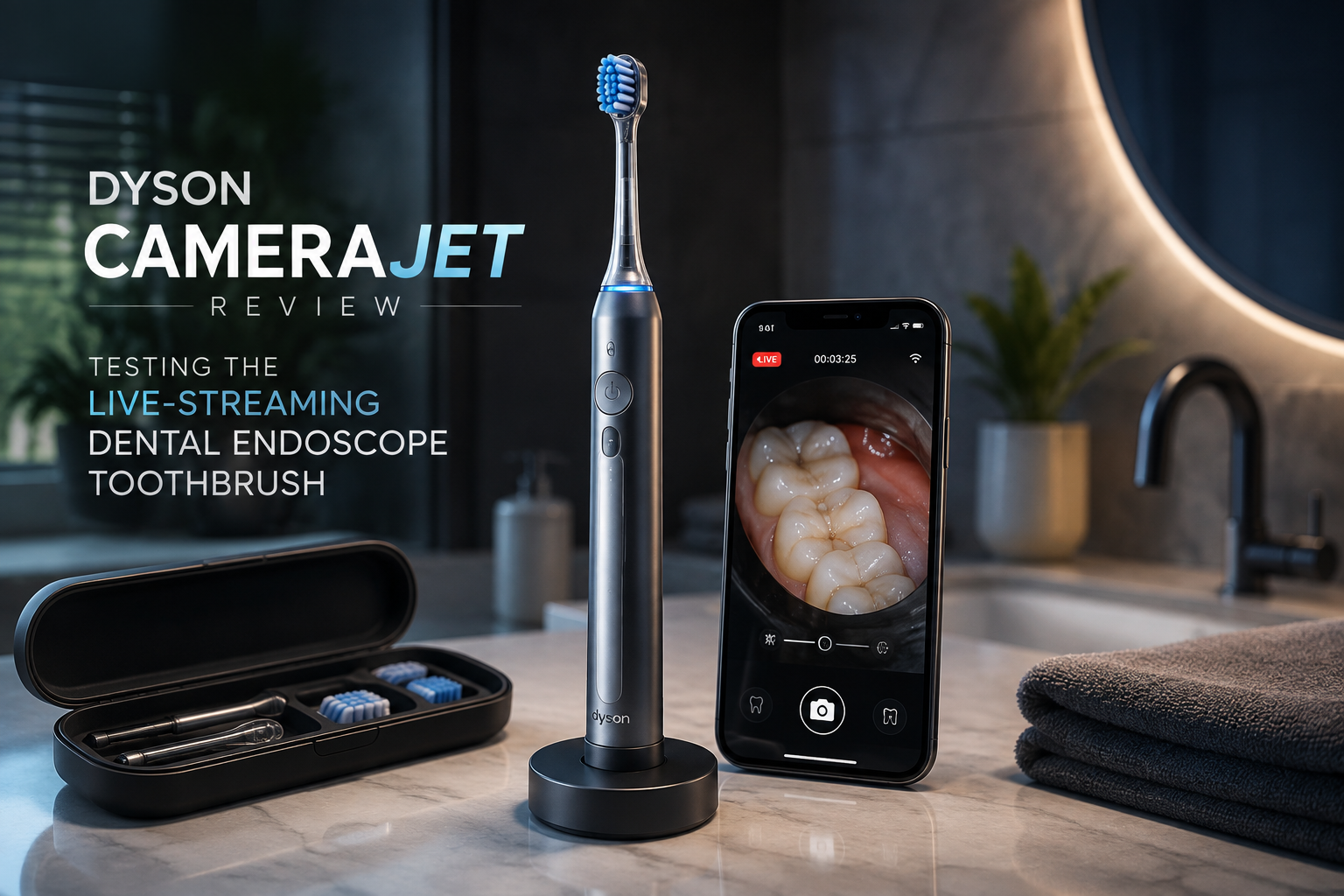Dyson CameraJet Review: Testing the Live-Streaming Dental Endoscope Toothbrush