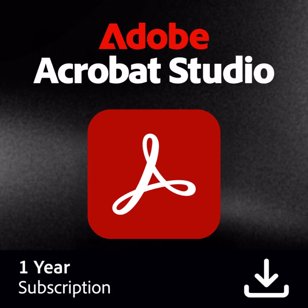 Adobe Acrobat Studio PDF Software for Windows and Mac - Create and Edit PDFs with AI Insights (Digital Download E-Delivery) — Walmart US